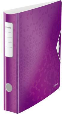 Ordner Leitz Active WOW 65mm DIN A4 Werkstoff: Polyfoam violett LEITZ