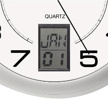 Wanduhr UNILUX Instinct 305 x 4 cm (D x T) 305cm Kunststoff metallgrau UNILUX