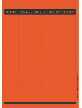 Ordnerrückenetikett Leitz schmal/lang 39 x 285 mm (B x H) selbstklebend mit Griffloch rot 125 Etik/Pack LEITZ