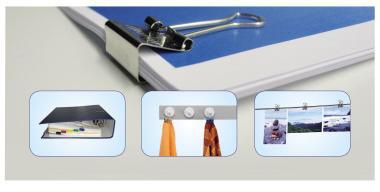 Foldbackklemmer MAUL mauly® 25mm 9mm Stahl farbig sortiert 12 St/Pack MAUL – Ansicht 3