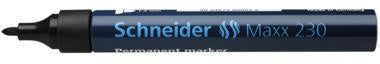 Permanentmarker Schneider Maxx 230 1-3mm schwarz Schneider Maxx 230 1-3mm schwarz SCHNEIDER