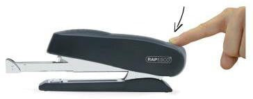 Heftgerät RAPESCO Luna 24/6 24/8 26/6 26/8 fest/lösbar 50 Bl (80 g/m²) Kunststoff/Stahl schwarz RAPESCO – Ansicht 3