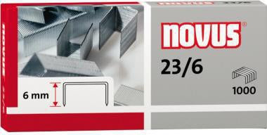 Heftklammer NOVUS 23/6 Blockhefter Stahl verzinkt 1000 St/Pack NOVUS
