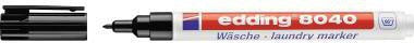 Textilmarker edding 8040 1mm schwarz Rundspitze edding 8040 1mm schwarz Rundspitze EDDING