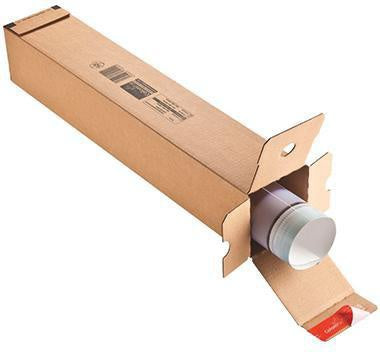 Versandhülse ColomPac® 108 x 108 x 61 cm (B x H x L) mit Selbstklebung Kraftliner Wellpappe braun COLOMPAC
