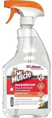 Badreiniger Mr Muscle Zitrus nicht dermatologisch getestet biologisch abbaubar pH-Wert: 108 Sprühflasche Kunststoff 075l MR