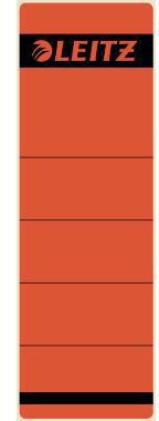 Ordnerrückenetikett Leitz breit/kurz 615 x 192 mm (B x H) selbstklebend ohne Griffloch rot 10 Etik/Pack LEITZ
