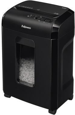Aktenvernichter Fellowes® Powershred® 10M P-5 Papier Heftklammern Kreditkarten Partikelschnitt 10 Bl (70 g/m²) schwarz