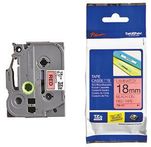 Schriftbandkassette Brother P-touch TZe-441 18 mm x 8 m (B x L) rot schwarz BROTHER