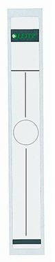 Ordnerrückenetikett Leitz schmal/lang 34 x 279 mm (B x H) selbstklebend mit Griffloch grau 10 Etik/Pack LEITZ