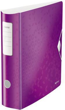 Ordner Leitz Active WOW 82mm DIN A4 Werkstoff: Polyfoam violett LEITZ