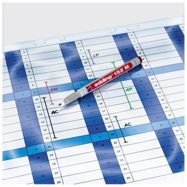 Folienstift edding 152 M 1mm blau nicht dokumentenecht EDDING – Ansicht 3