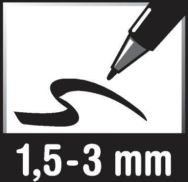 Whiteboard-/Flipchartmarker Legamaster TZ 1 15-3mm schwarz Rundspitze LEGAMASTER – Ansicht 4