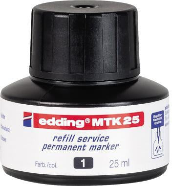 Nachfülltinte Marker edding MTK25 Flasche schwarz 25ml edding MTK25 Flasche schwarz 25ml EDDING