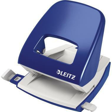 Locher Leitz NeXXt 5008 8cm 30 Bl (80 g/m²) mit Anschlagschiene blau LEITZ