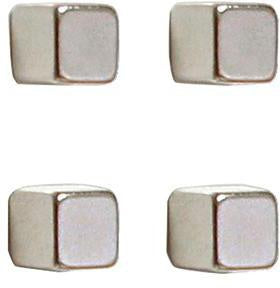 Magnet FRANKEN 10 x 10 x 10 mm (B x H x T) 3kg Neodym silber 4 St/Pack FRANKEN