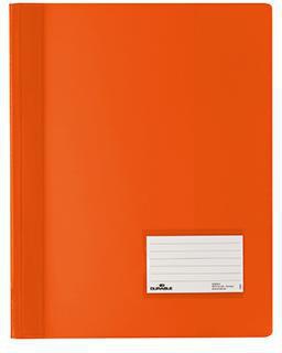 Schnellhefter DURABLE DURALUX® TRANSLUZENT DIN A4 Überbreite PVC orange DURABLE