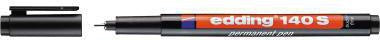 Folienstift edding 140 S 03mm schwarz nicht dokumentenecht EDDING