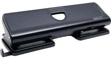 Doppellocher RAPESCO 720 22 Bl (80 g/m²) mit Anschlagschiene schwarz RAPESCO