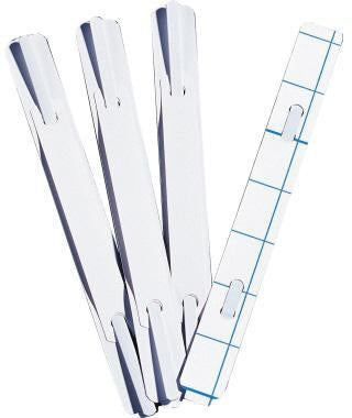 Heftstreifen 2 x 15 cm (B x H) Kunststoff weiß 100 St/Pack NEUTRALWARE