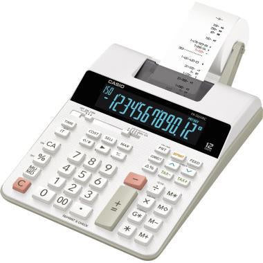 Tischrechner CASIO® FR-2650RC schwarz/rot 195 x 65 x 313 mm (B x H x T) Netzbetrieb weiß CASIO