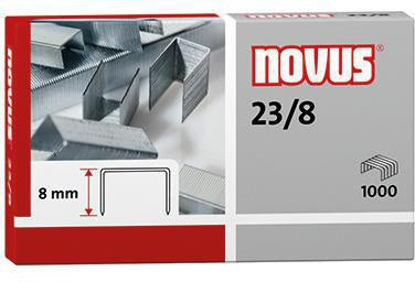 Heftklammer NOVUS 23/8 Blockhefter Stahl verzinkt 1000 St/Pack NOVUS