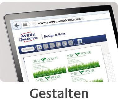 Visitenkarte Avery Zweckform Superior DIN A4 200g/m² weiß 25 Bl/Pack 250 St/Pack AVERY ZWECKFORM – Ansicht 5