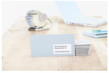 Universaletikett HERMA PREMIUM 381 x 212 mm (B x H) nicht wieder ablösbar Papier weiß 13000 Etik/Pack HERMA – Ansicht 4