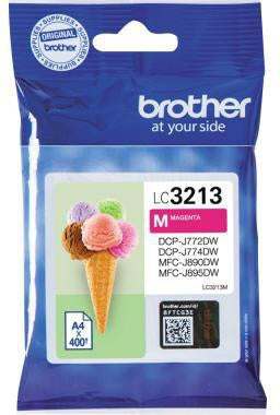 Tintenpatrone Brother Originalzubehör LC-3213M ca 400 Seiten magenta BROTHER
