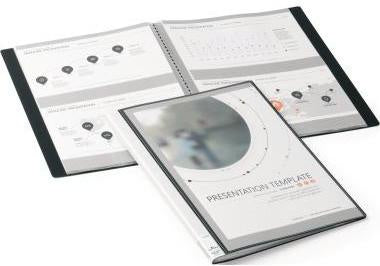 Sichtbuch DURABLE DURALOOK® PLUS DIN A4 Polypropylen schwarz 10 Hüllen DURABLE