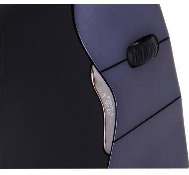 Optische PC Maus BakkerElkhuizen Evoluent 4 Rechtshänder ergonomisch USB-A 5m schwarz/blau BAKKERELKHUIZEN
