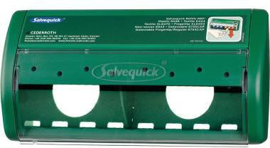 Pflasterspender Salvequick 226 x 114 x 54 cm (B x H x T) nicht gefüllt Polycarbonate grün SALVEQUICK
