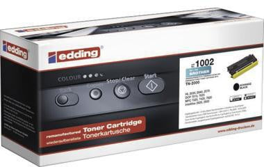 Toner edding kein Originalzubehör Kompatibel mit: Brother TN-2000 EDD-1002 ca 2500 Seiten schwarz EDDING