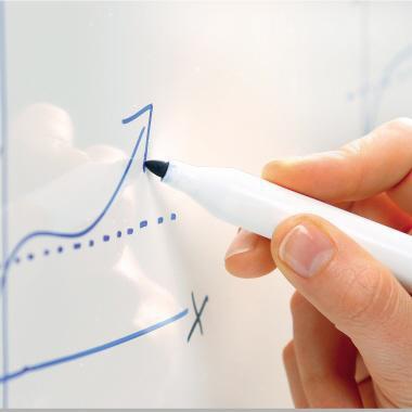 Whiteboard DAHLE Basic Maße der Oberfläche: 90 x 60 cm (B x H) Tafel magnethaftend nicht beidseitig b – Ansicht 4