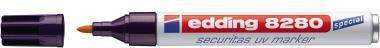 UV Marker edding 8280 securitas 15-3mm Rundspitze schnelltrocknend wischfest EDDING