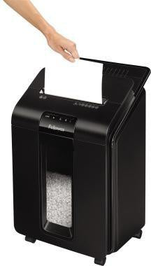 Aktenvernichter Fellowes® AutoMaxT 100M Autofeed P-4 Papier Heftklammern Büroklammern Kreditkarten – Ansicht 5