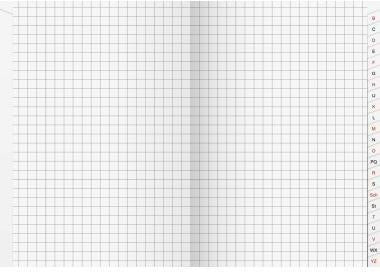 Registerbuch König & Ebhardt DIN A6 kariert 70g/m² 96 Bl KÖNIG & EBHARDT