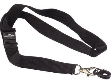 Ausweißhalter DURABLE CARD FIX ABS Kunststoff/TPE Kunststoff schwarz 10 St/Pack DURABLE
