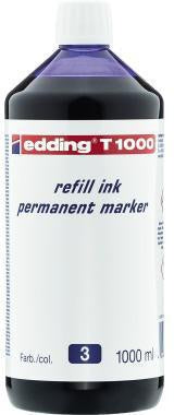 Nachfülltinte Marker edding T1000 Flasche blau 1000ml edding T1000 Flasche blau 1000ml EDDING