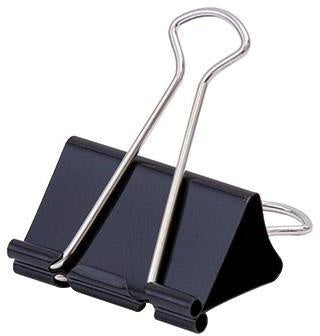 Foldbackklemmer Soennecken 25mm 11mm Federstahl schwarz 12 St/Pack SOENNECKEN