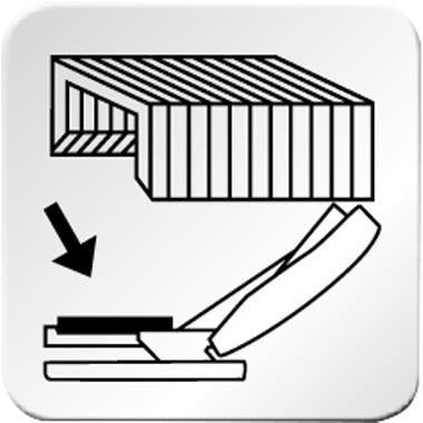 Flachheftgerät NOVUS C 3FC 30 Bl (80 g/m²) 24/6 26/6 Metall/Kunststoff blau NOVUS – Ansicht 3