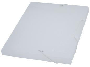 Heftbox Soennecken 245 x 312 cm (B x H) DIN A4 25mm Gummizugverschluss Polypropylen transparent SOENNECKEN