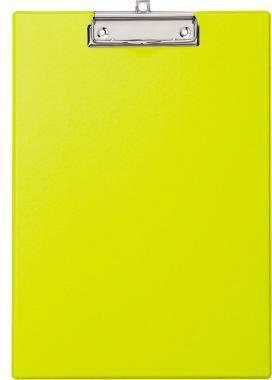 Klemmbrett MAUL 229 x 319 cm (B x H) DIN A4 Karton Material der Kaschierung außen: Polypropylen gelb MAUL