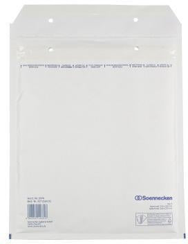 Luftpolstertasche Soennecken E/2 mit Haftklebung Kraftpapier weiß 100 St/Pack SOENNECKEN