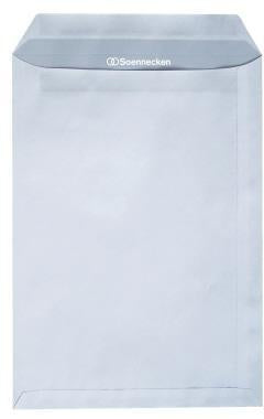 Versandtasche Soennecken DIN C5 162 x 229 mm (B x H) ohne Fenster 90g/m² mit Selbstklebung Papier weiß 25 St/Pack SOENNECKEN