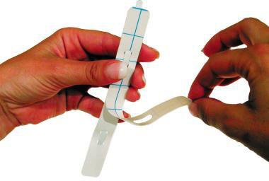 Heftstreifen 2 x 15 cm (B x H) Kunststoff weiß 100 St/Pack NEUTRALWARE – Ansicht 3