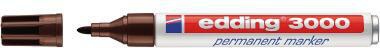 Permanentmarker edding 3000 15-3mm dunkelbraun edding 3000 15-3mm dunkelbraun EDDING