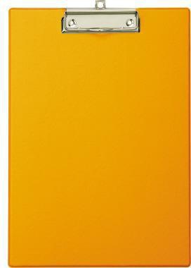 Klemmbrett MAUL 229 x 319 cm (B x H) DIN A4 Karton Material der Kaschierung außen: Polypropylen orange MAUL