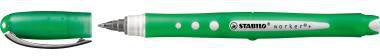 Tintenroller STABILO® worker®+ colorful 05mm grün Rundspitze nicht dokumentenecht STABILO