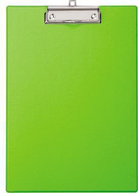 Klemmbrett MAUL 229 x 319 cm (B x H) DIN A4 Karton Material der Kaschierung außen: Polypropylen hellgrün MAUL